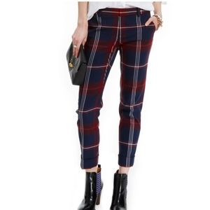 Tommy Hilfiger Plaid Cropped Trousers